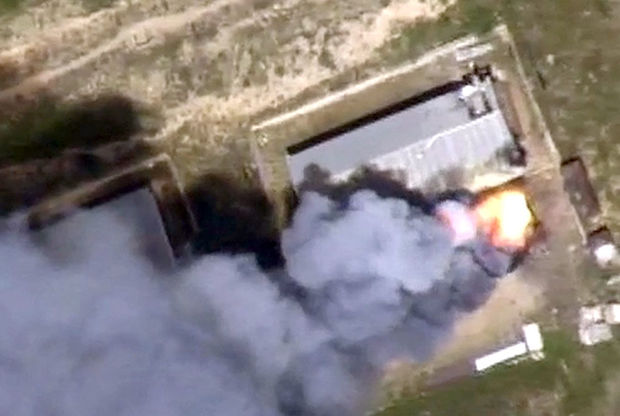 Düşmənin döyüş texnikası məhv edildi – VİDEO