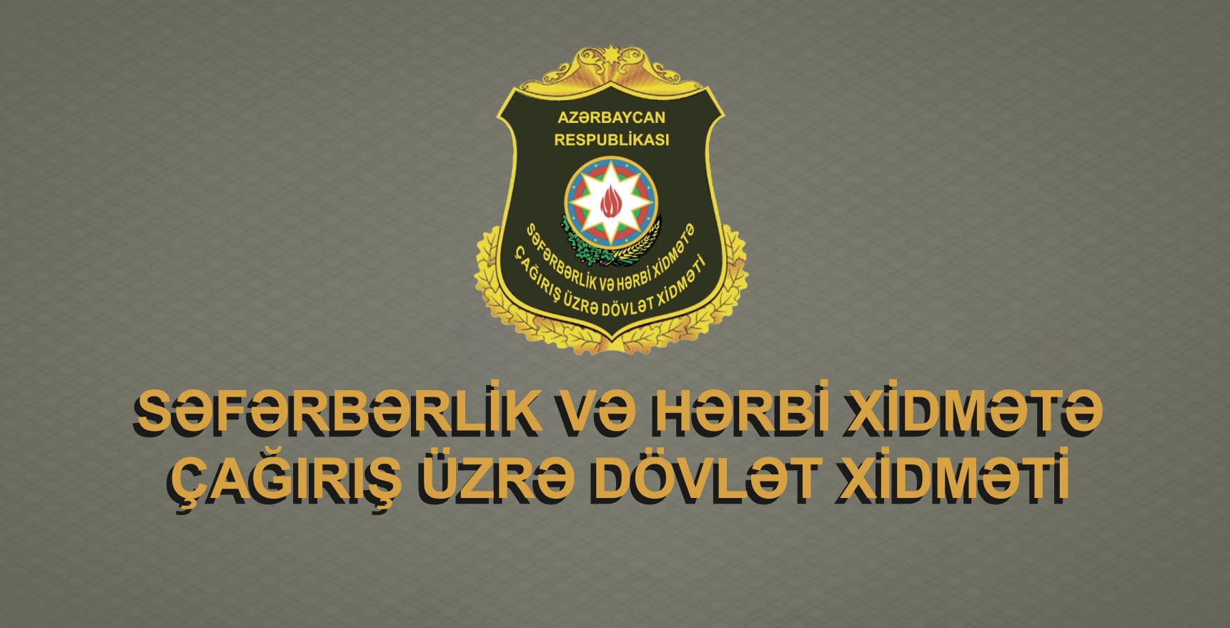 Səfərbərliklə bağlı açıqlama – RƏSMİ