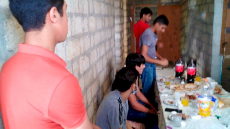 Yeyib-içmək məclisi quranlar cərimələndi - Fotolar