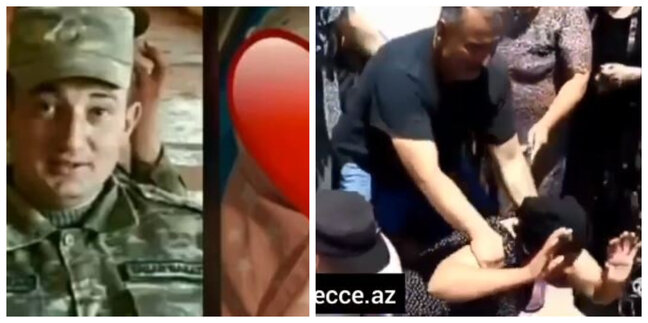 8 ildən sonra qızı olan Şəhidimizin ailəsi qurban kəsdi - ANASI FƏRYAD ETDİ- VİDEO