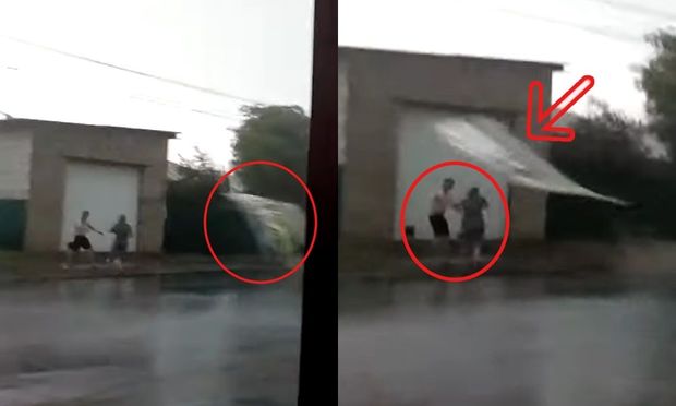 Faciədən son anda xilas oldular – VİDEO