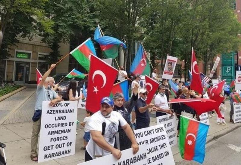 Çikaqoda Tovuzla bağlı silsilə aksiyalar başladı - FOTO