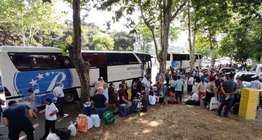 Эвакуируемые из Грузии 175 граждан Азербайджана выехали из Тбилиси - ФОТО