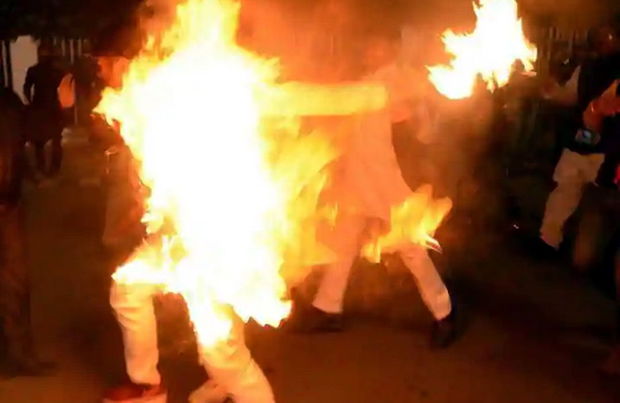 Evliliklə bağlı rədd cavabı alan kişi 14 yaşlı qardaşı qızının üstünə benzin töküb yandırdı