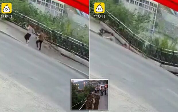 Qəfildən yer yarıldı, yerə girdilər – ANBAAN VİDEO