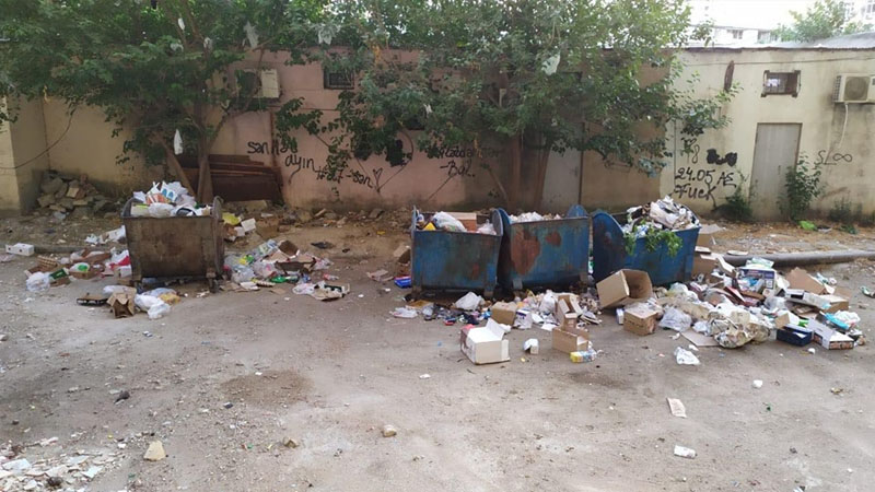 Xırdalanda 28-ci məhəllə zibilliyə çevrilib - Bəs qurumlar nə deyir? (FOTO/VİDEO)