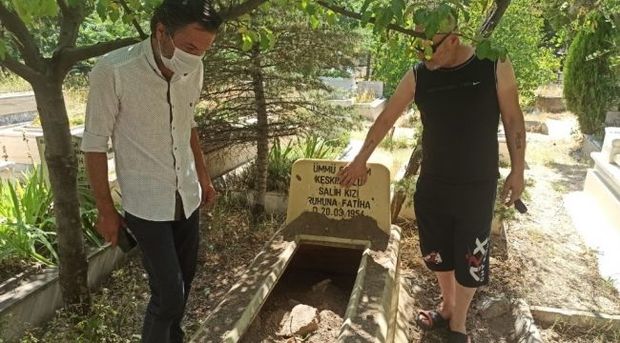 Ankarada məzar dəhşəti: Yaxınlarını ziyarətə gələnlər heyrətə düşdülər - VİDEO
