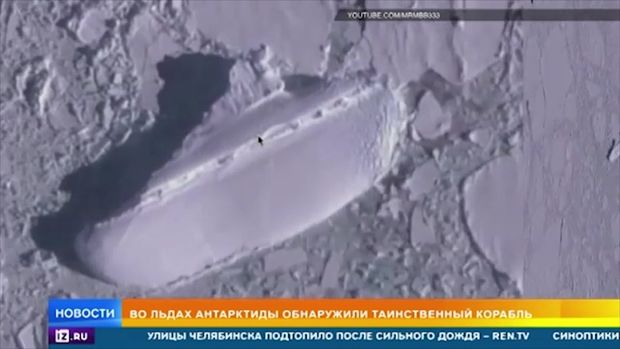 Antarktida buzlaqlarında sirli gəmi aşkar edilib - VİDEO
