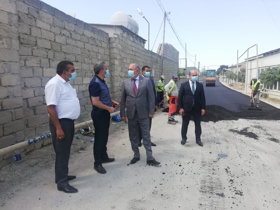 Suraxanıda genişmiqyaslı abadlıq-quruculuq işləri davam etdirilir - FOTOLAR