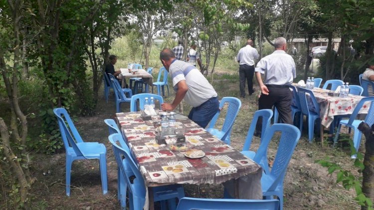 Yas mərasimi təşkil edənlər cərimələndi - Foto