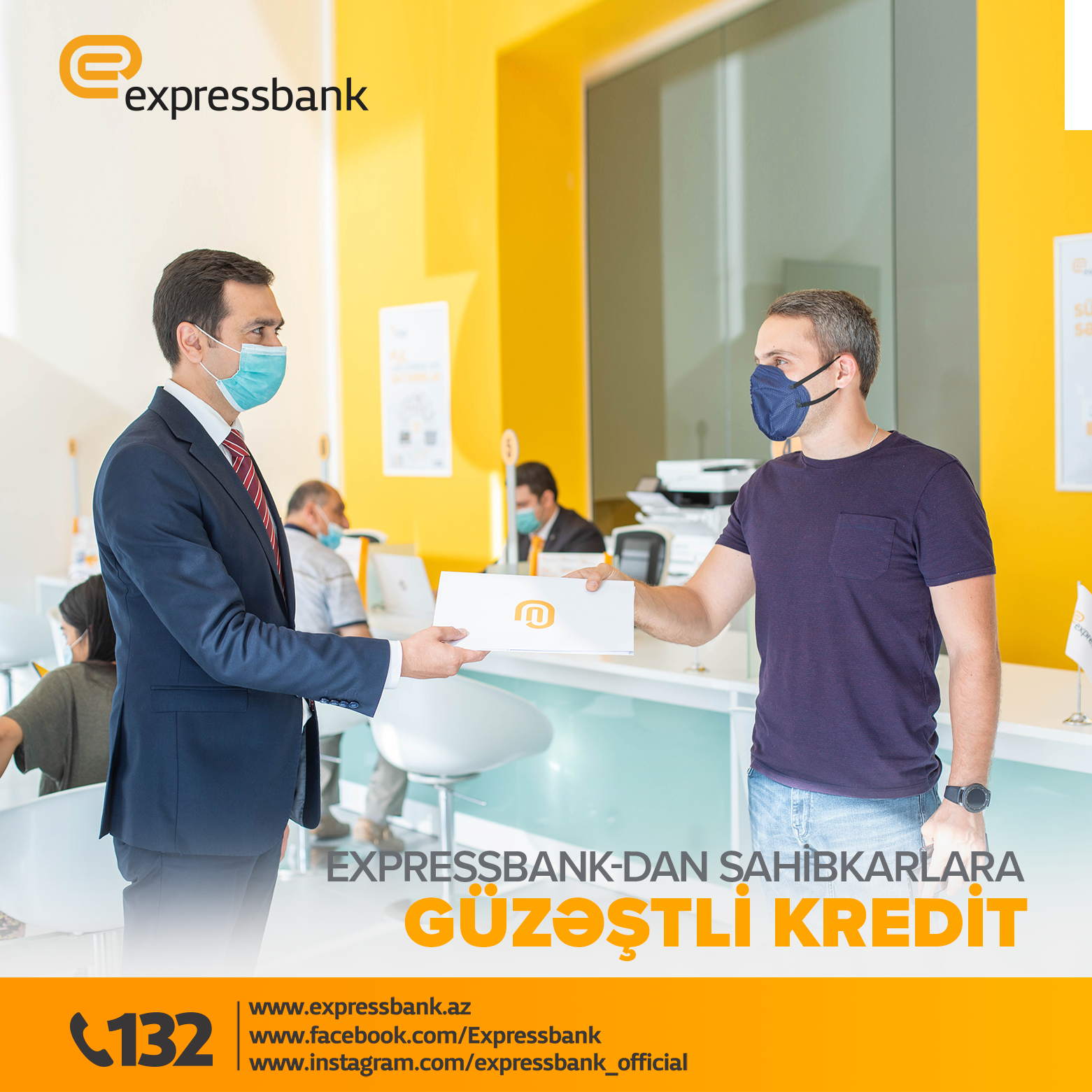 Expressbank Sahibkarlığın İnkişafı Fondunun zəmanəti ilə ilk sürətli kreditini rəsmiləşdirib - FOTOLAR