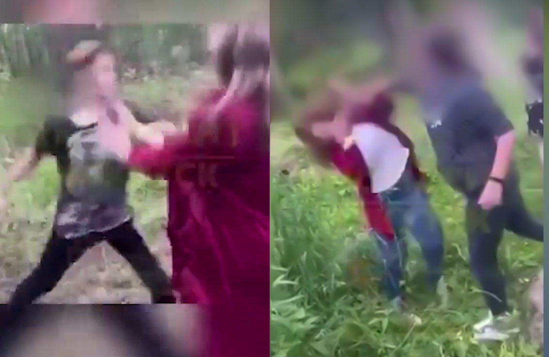 Gənclər 18 yaşlı qızı növbə ilə döydülər - VİDEO