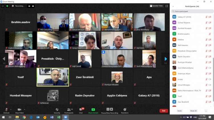 Ermənilərin azərbaycanlılara qarşı törətdiyi nifrət cinayətinə dair beynəlxalq işçi qrupunun hesabatı təqdim edilib