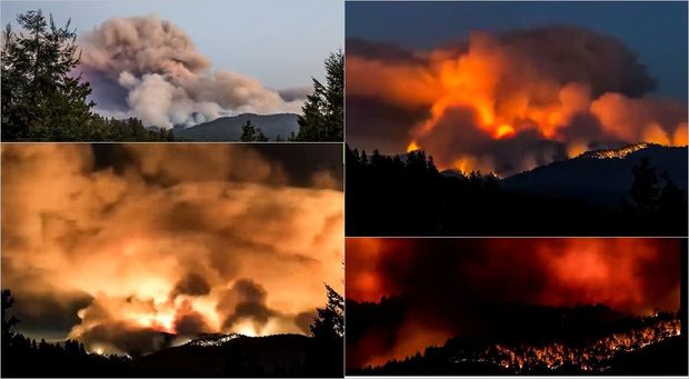 Kaliforniyada dəhşətli meşə yanğınlarının əks olunduğu taymlaps VİDEO