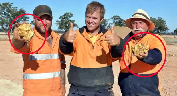 Xəzinə ovçuları 3,5 kq saf qızıl tapdılar - FOTO