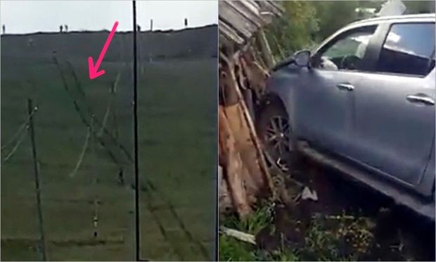 Valideynləri “selfi” çəkərkən içində uşaqlar olan maşın dağdan üzüaşağı hərəkət etdi - VİDEO