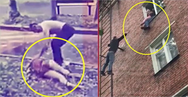 Yaşayış binasında dəhşətli partlayış: Kişi uşaqla köməksiz qaldı - ANBAAN VİDEO