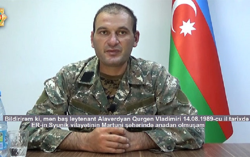 Saxlanılan erməni diversiya qrupunun komandiri danışdı - VİDEO