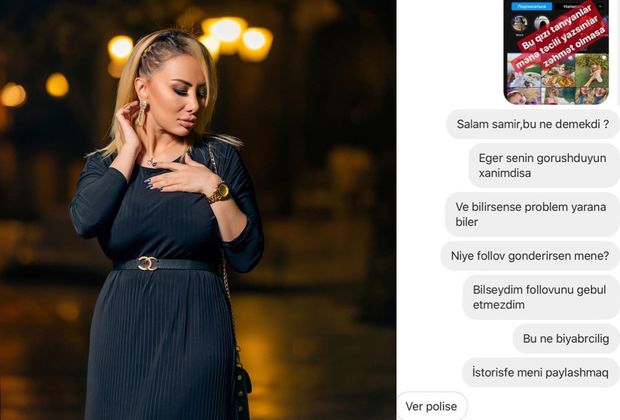 Sevgilisi Təranə Səmədovaya xəyanət etdi - FOTO