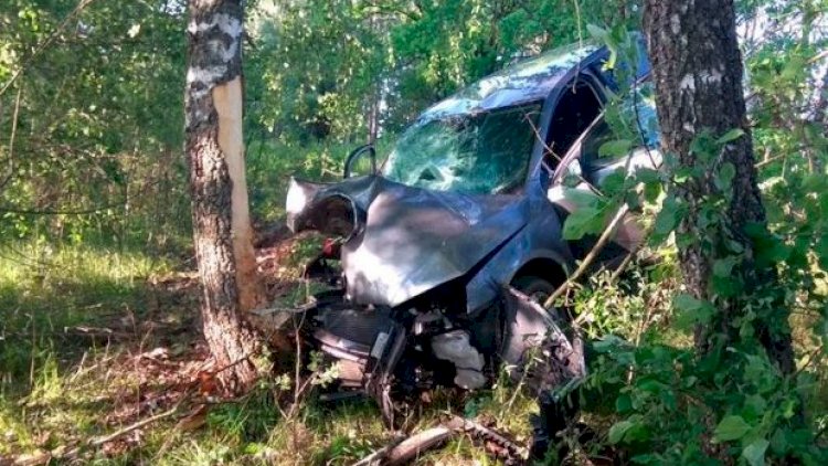 Goranboyda maşın ağaca çırpıldı - Ölən var - AÇIQLAMA