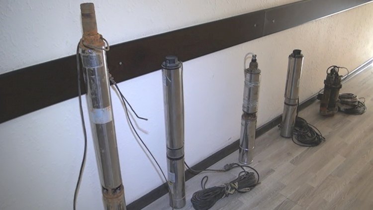 Su nasoslarını oğurlayan şəxs saxlanılıb