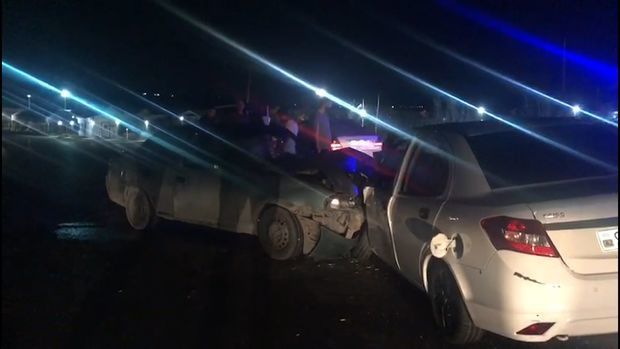 В ДТП в Баку пострадали четыре человека - ВИДЕО