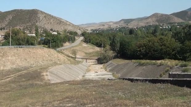 Ermənilərin maneə yaratdığı su anbarı