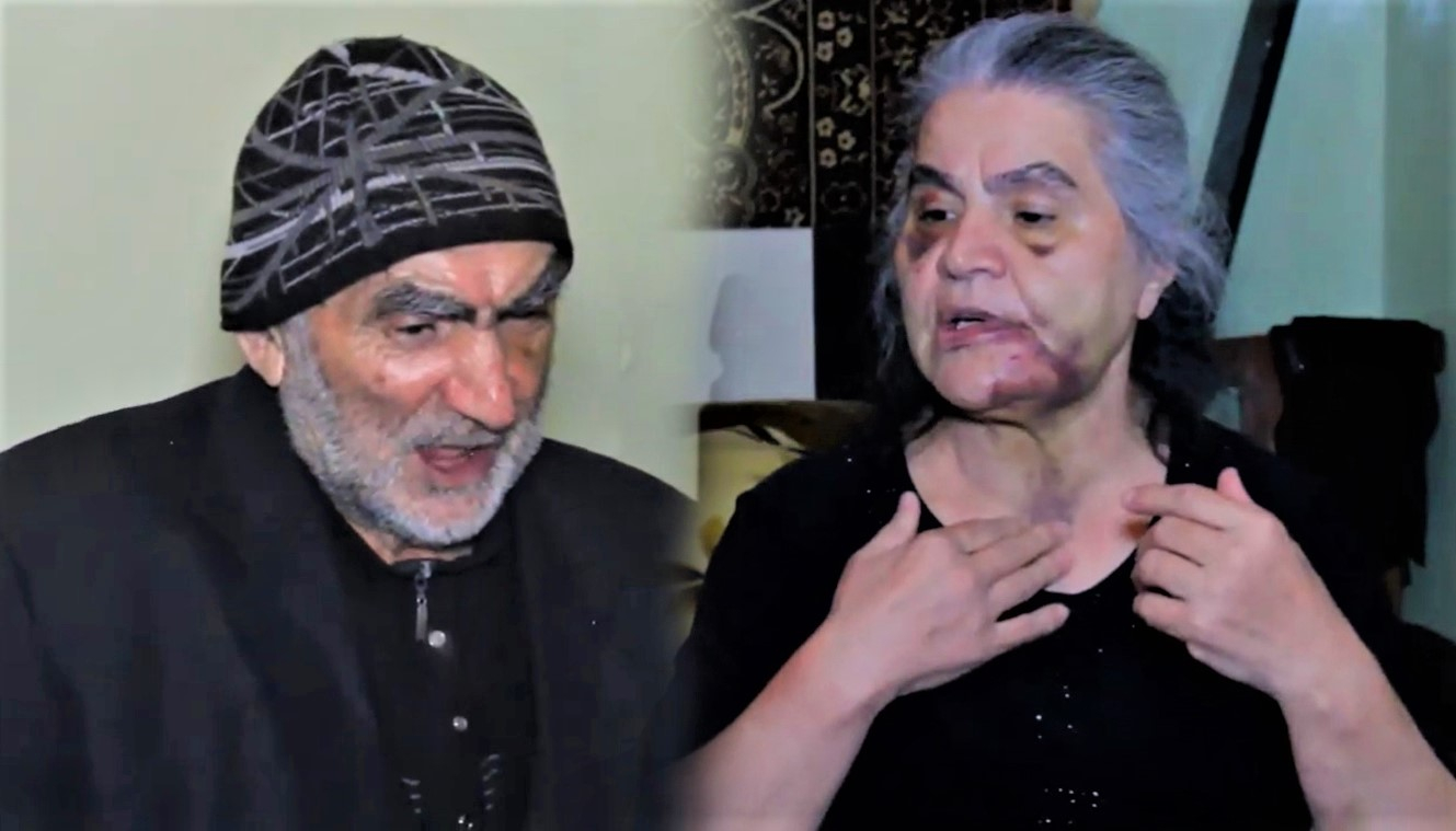 Azərbaycanda yaşlı ər-arvadı vəhşicəsinə döyüb 17 manatlarını oğurladılar - VİDEO