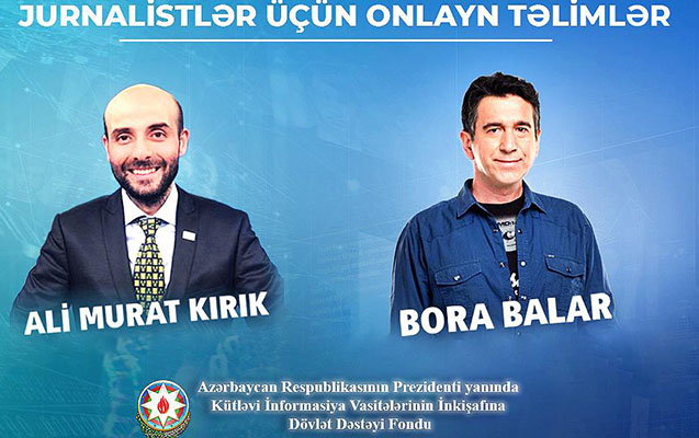 Jurnalistlər üçün onlayn təlimlər təşkil olunacaq