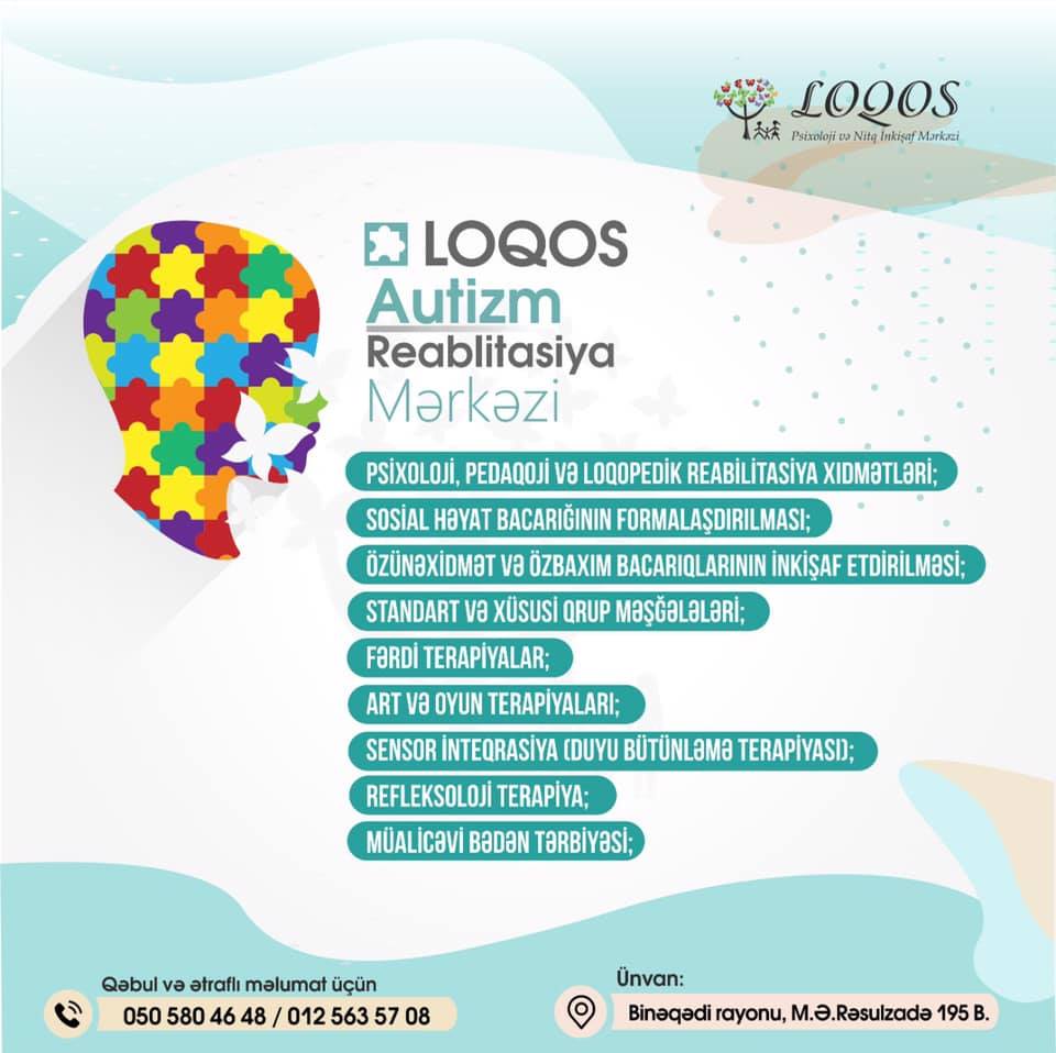 “Loqos” Autizm Reabilitasiya Mərkəzi fəaliyyətə başladı