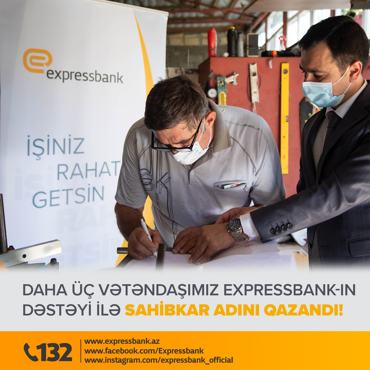 Expressbank aztəminatlı ailələri biznes sahiblərinə çevirir!