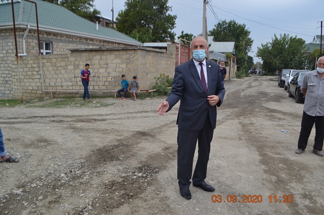 Mingəçevirdə vətəndaşları narahat edən problemlər öz həllini tapır: FOTOLAR