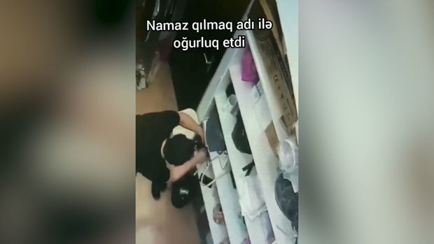 В Азербайджане мужчина совершил кражу, притворившись верующим - ВИДЕО