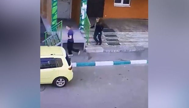 Rusiyalı “Boni və Klayd” konvoydan qaçdı – ANBAAN VİDEO