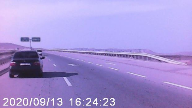 Bakı-Qazax yolunda BMW-dən təhlükəli manevr - ANBAAN VİDEO