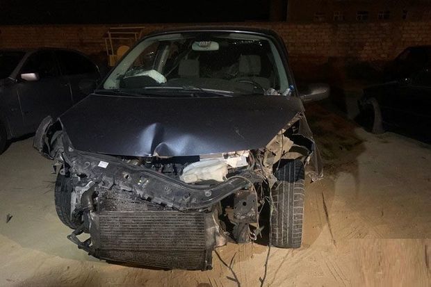 В Баку произошло ДТП, есть пострадавшие