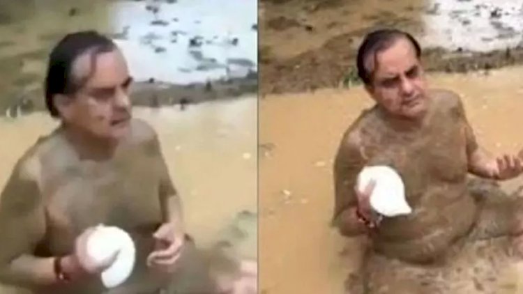 Deputat koronavirusdan sağalmaq üçün palçıq vannası qəbul etdi