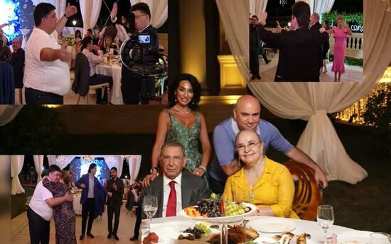 Ramiz Mehdiyevin nəvəsinin qalmaqallı toyundan yeni görüntülər - VİDEO