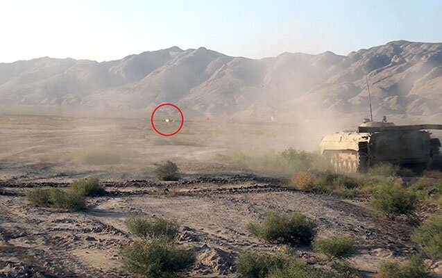 Müdafiə Nazirliyi təlimdən görüntülər yaydı - Video