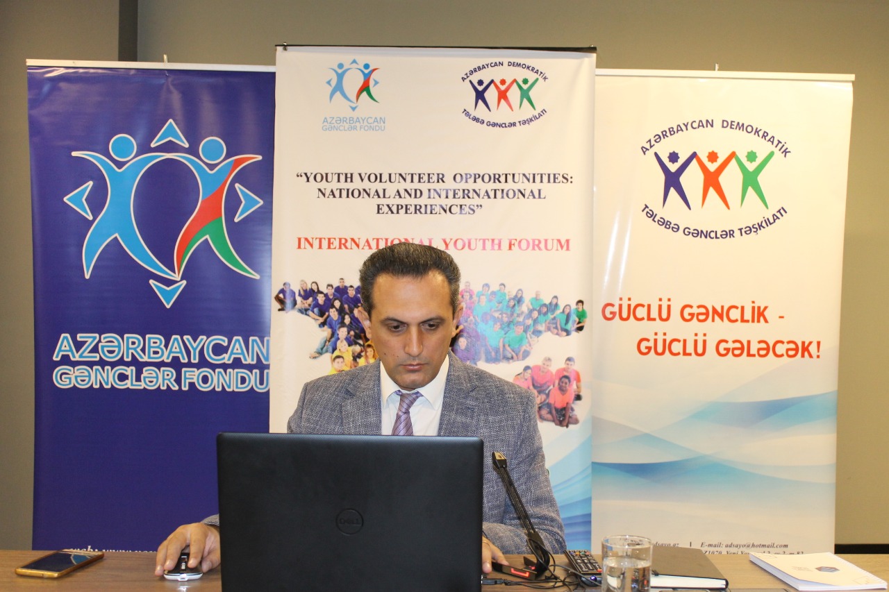 25 ölkə gənc liderlərinin iştirakı ilə könüllülüyə dair onlayn Beynəlxalq Gənclər Forumu keçirildi