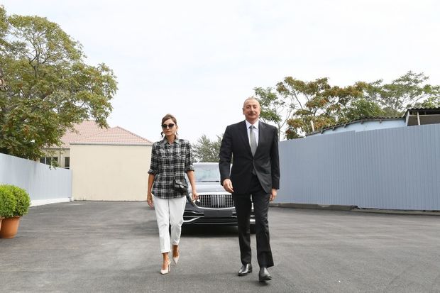 İlham Əliyev və Mehriban Əliyeva Balaxanıda - YENİLƏNİB + FOTO/VİDEO