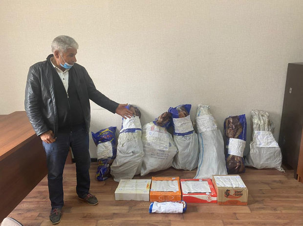 Житель абшеронского села задержан за культивацию конопли - ФОТО/ВИДЕО