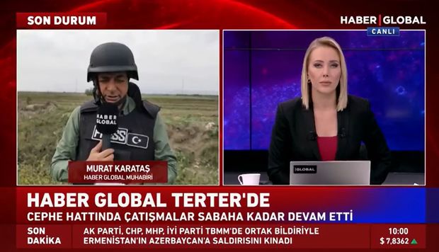 “HaberGlobal” Azərbaycan-Ermənistan cəbhə xəttində - VİDEO