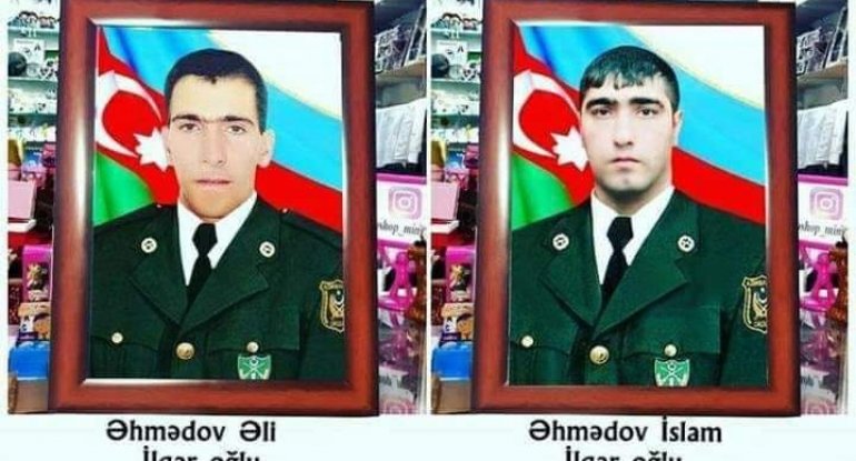 Mingəçevirli şəhid qardaşların dəfnindən VİDEO