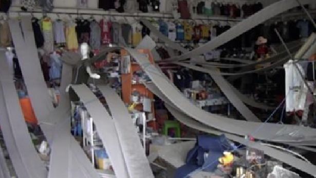 Tərtərdə daha bir mülki obyekt top atəşinə tutuldu - VİDEO