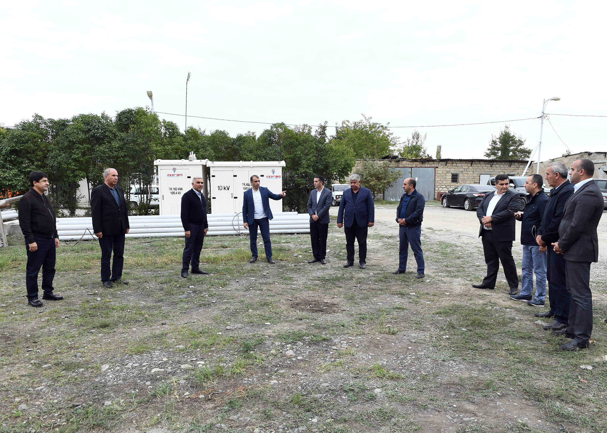 “Azərişıq” ASC-nin sədri Vüqar Əhmədov cəbhə xəttində olub - FOTOLAR