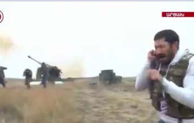 Ermənistan mülki şəxsləri döyüşlərə cəlb edir - VİDEO