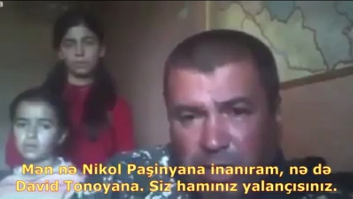 Erməni hərbçi gözyaşları içində Paşinyana səsləndi: “Acından ölürəm” - VİDEO