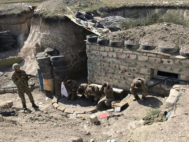 Təslim olmuş işğalçıların görüntüləri yayıldı - FOTO