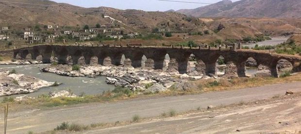 Xudafərin körpüsünün görüntüləri yayılıb - VİDEO